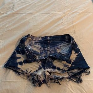Vintage Levi’s Tye Dye High Waisted Shorts